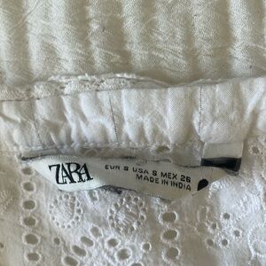 Zara eyelet blouse